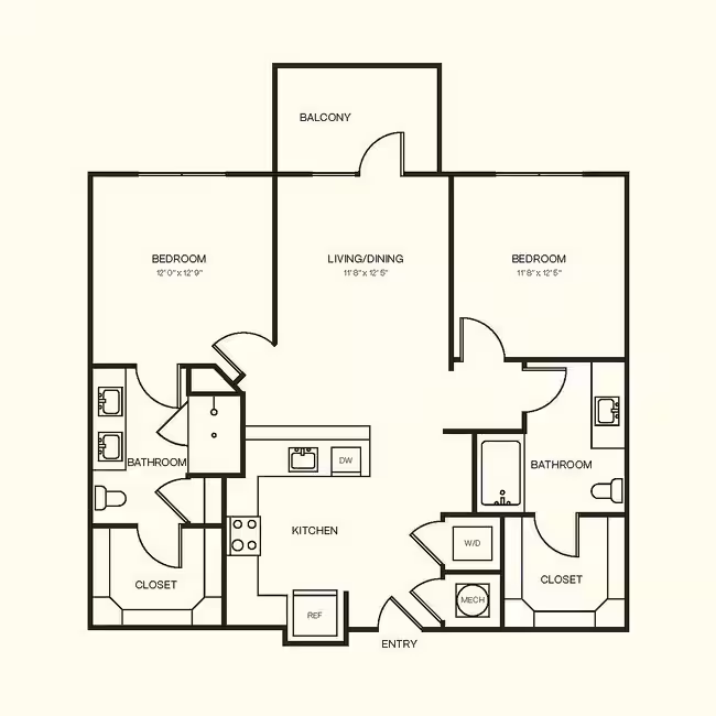 The Sonora 4-4405 floor plan